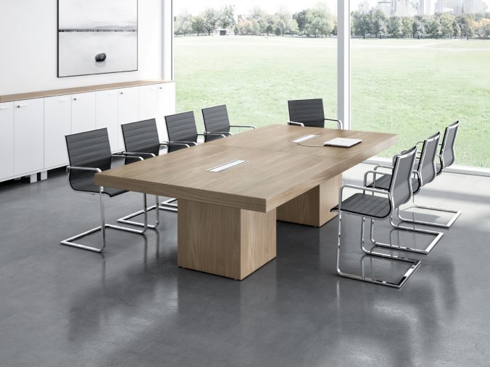 Salle de réunion Table de reunion mélaminé & stratifié Ubia mobilier bureau T45 MEETING (4)