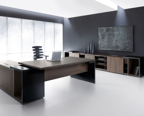 Bureau direction pied panneau Ubia mobilier bureau