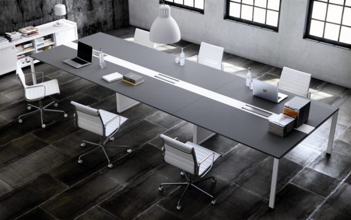 mobilier de bureau Table salle de reunion mélaminé & stratifié Ubia