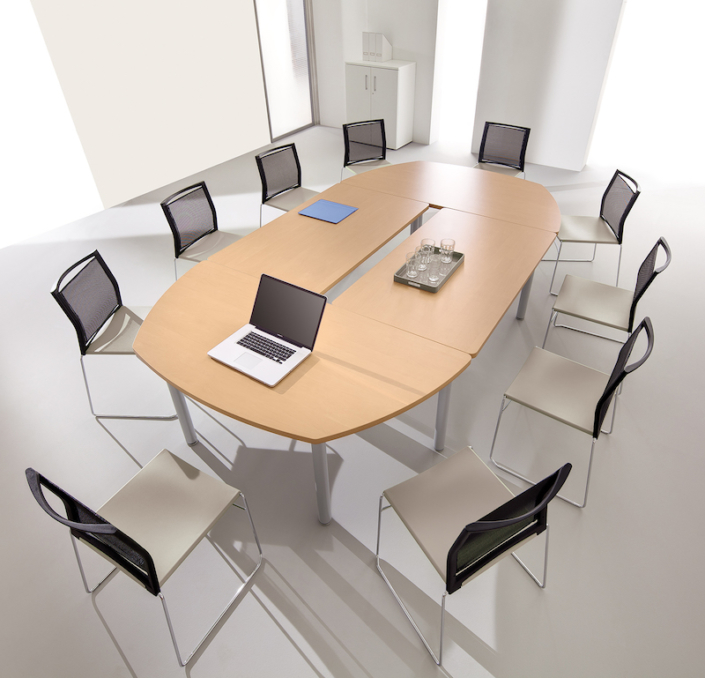 Table salle de reunion mélaminé & stratifié Ubia