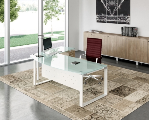 Bureau verre Direction - Ubia mobilier bureau